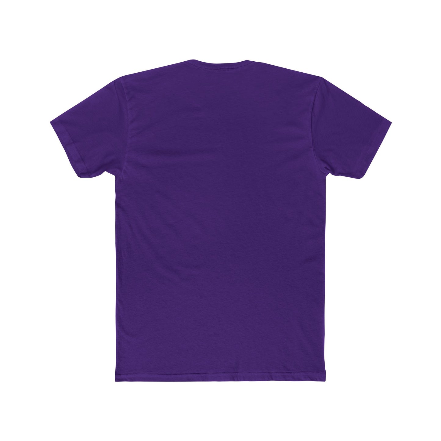 College Tee - Old School Simple Design Unisex Cotton Crew Shirt
