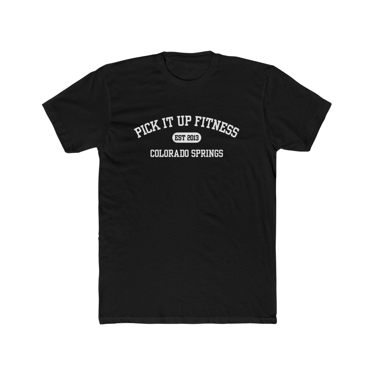 College Tee - Old School Simple Design Unisex Cotton Crew Shirt