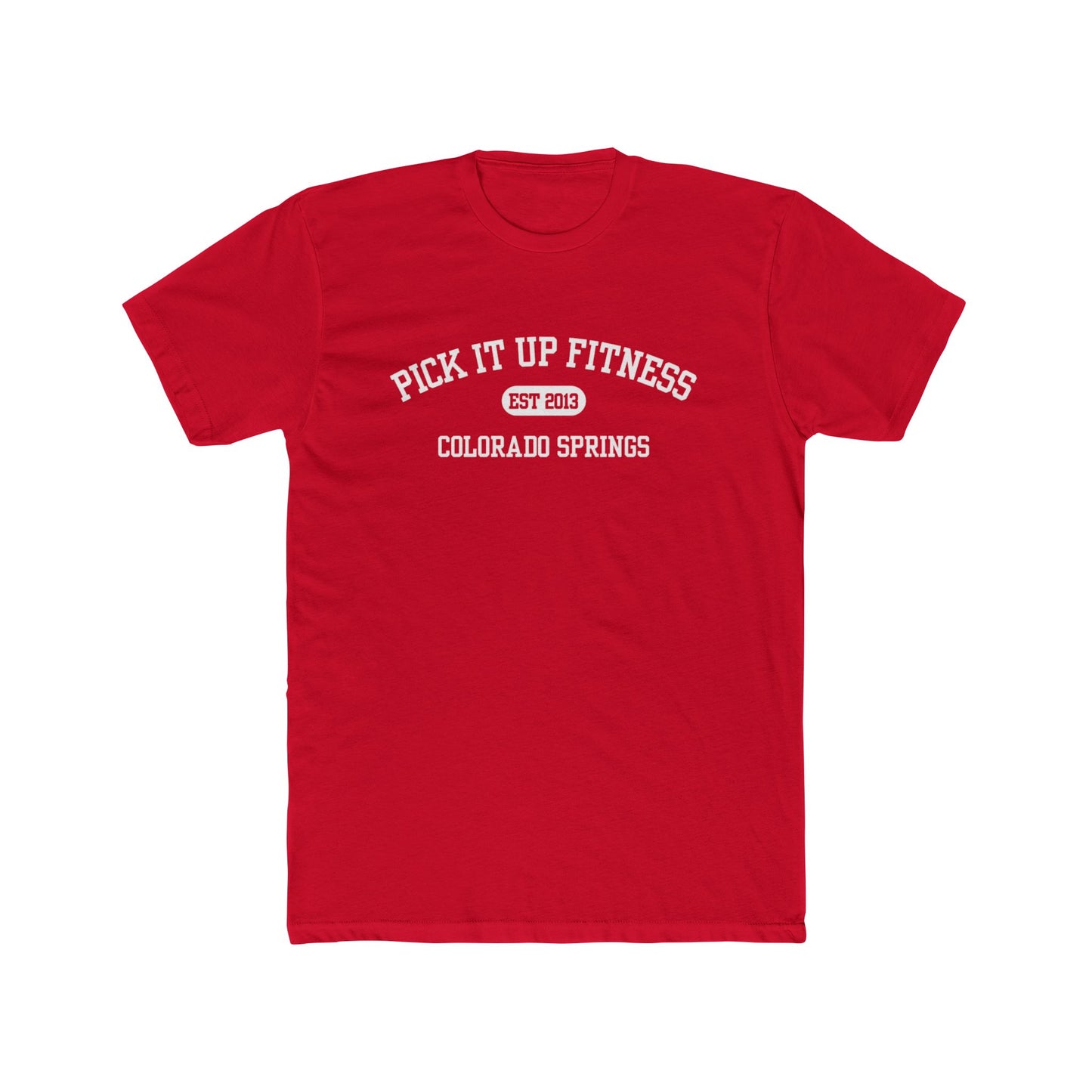 College Tee - Old School Simple Design Unisex Cotton Crew Shirt