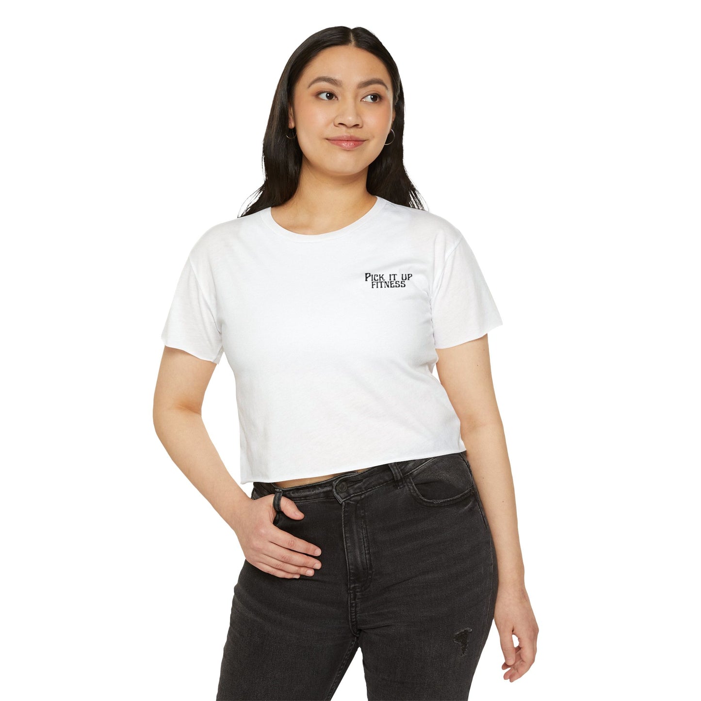 Tough as a Mother Fitness Crop Tee