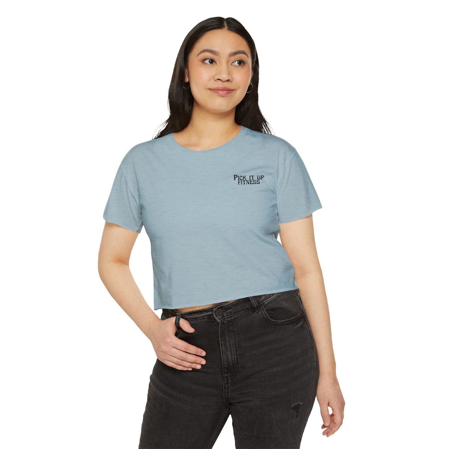 Tough as a Mother Fitness Crop Tee